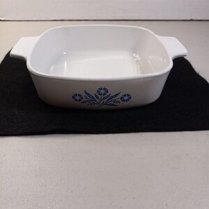 Corn Flower Blue Corningware A-1-B 1 Liter Baking Pan Cottagecore Grandmacore